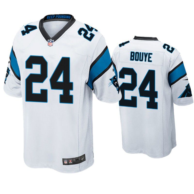 Men Carolina Panthers 24 A.J. Bouye Nike White Game NFL Jersey